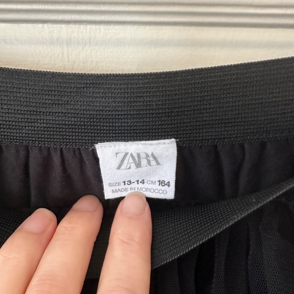 ZARA Girls Tulle Tiered Skirt Size 13-14 - Picture 3 of 3